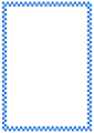 Blue checkered border