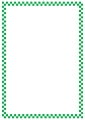 Green checkered border