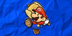 Artwork of Mario shown in the results of the Paper Mario Personality Quiz.