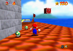 Mario on Mushroom Castle