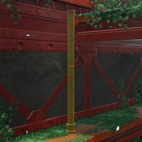 Squared screenshot of a pole from Super Mario Odyssey.