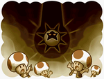 Images of the Dark Star rampaging throughout the kingdom and being sealed by the Star Sprites.