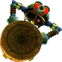 Artwork of Digga-Leg from Super Mario Galaxy 2.