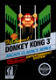 North American box art of Donkey Kong 3 on the Nintendo Entertainment System