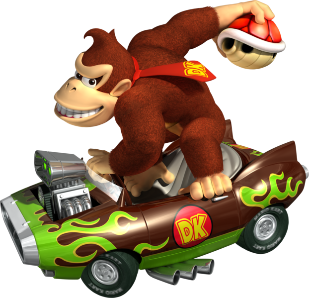 File:Donkey Kong Art - Mario Kart Wii.png