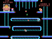 Hideout Scene from the Coleco Adam version of Donkey Kong Junior