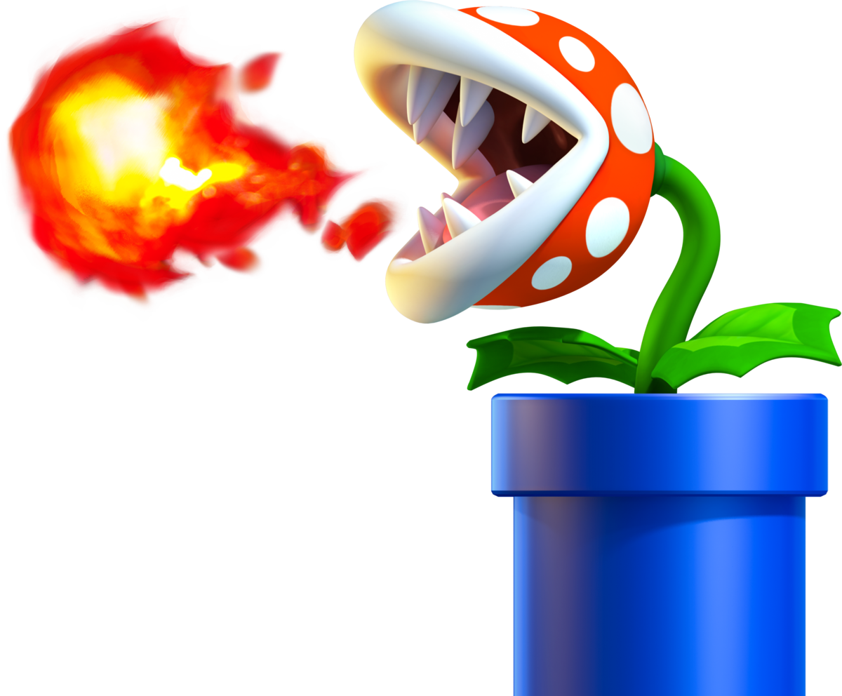 Марио пиранья. Растение из Марио. Fire Марио. Огонь из игры Марио. Super Mario Piranha Plant.