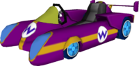 The model for Wario's Jetsetter from Mario Kart Wii