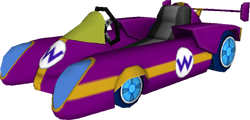 The model for Wario's Jetsetter from Mario Kart Wii