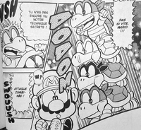 Koopa Bros. stack from Super Mario: Manga Adventures