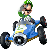 Luigi Artwork (alt) - Mario Kart 8.png