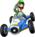 Artwork of Luigi, from Mario Kart 8.