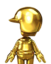 Gold Mii Racing Suit from Mario Kart Tour