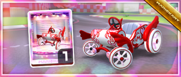 Sweet Daytripper from the Spotlight Shop in the Princess Tour in Mario Kart Tour