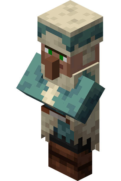 File:Minecraft Snow Villager.png