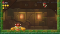 A fight against Boom Boom in New Super Mario Bros. U in Soda Jungle