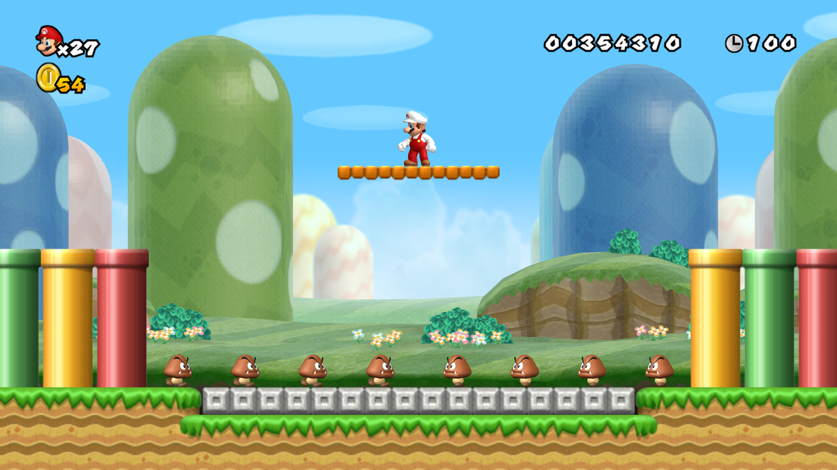 File:NSMBW Goombalevel.png - Super Mario Wiki, the Mario encyclopedia