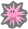 A Sticker of Needle Kirby in Super Smash Bros. Brawl.