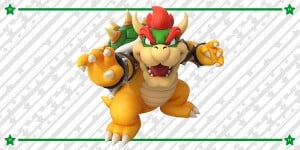 Artwork of Bowser from Super Mario RPG (Nintendo Switch) shown with the result of Super Mario RPG Personality Quiz.