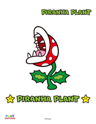 List of Play Nintendo paint-by-number activities#Paint-by-number: Piranha Plant image.