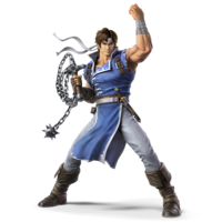 Richter Belmont artwork for Super Smash Bros. Ultimate