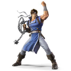 Richter Belmont artwork for Super Smash Bros. Ultimate