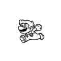 Small Mario Stamp from World 2-4