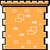 Sprite of a Semisolid Platform in the Super Mario Bros. 3 Sky theme from Super Mario Maker 2.