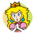 Sticker of Princess Peach from Mario Party Superstars