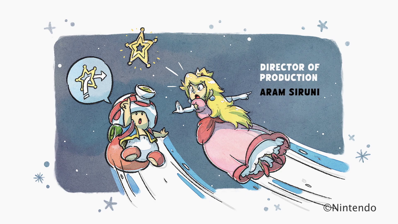File:TSMGM Peach+Toad Credits Art.png