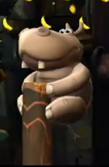 A singular image of a Bopapodamus from Donkey Kong Country Returns.