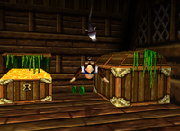 A set of green Banana Coins in Gloomy Galleon.