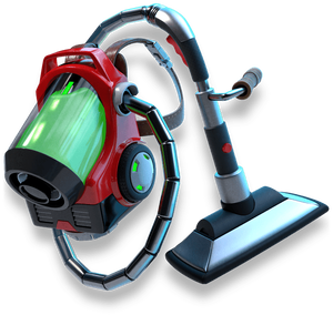 Poltergust G-00 artwork from Luigi's Mansion 3