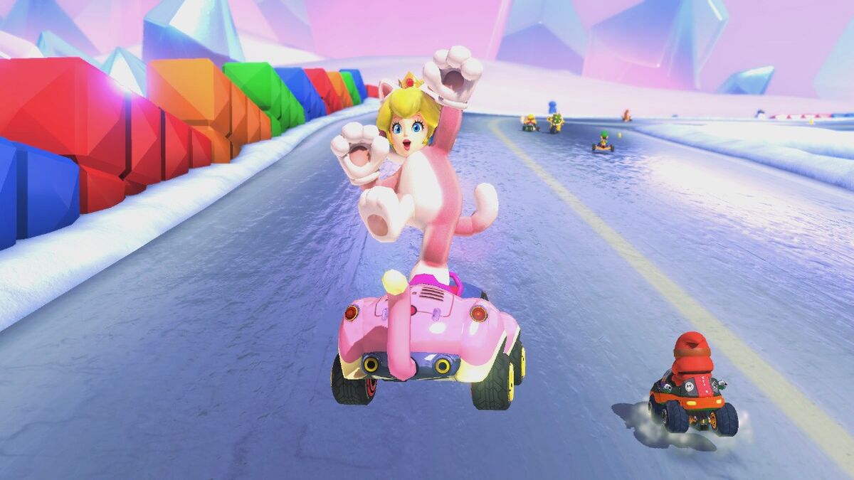 File:MK8D Snow Land Screenshot 2.jpg - Super Mario Wiki, the Mario ...