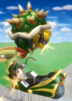 Bowser performing a Trick