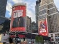 Billboards advertising the game's launch in the United States