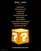 A poster for The Super Mario Bros. Movie featuring the originally targeted release date