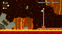 The image for "Lava Cave / Underground Ruins Theme (Hurry Up!)" from New Super Mario Bros. U Deluxe on Nintendo Music.