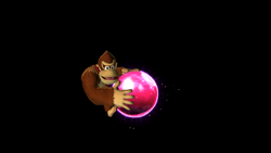Donkey Kong getting the magenta Rare Orb