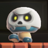 Screenshot of a Bone Goomba from Super Mario Bros. Wonder.