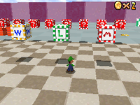 Unused Cap Blocks from Super Mario 64 DS.