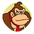 Sticker of Donkey Kong from Mario Party Superstars