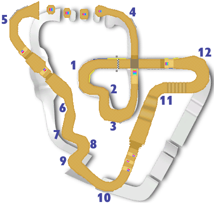 File:Wario Stadium Mario Kart DS 8 track layout comparison MKDS focus.webp