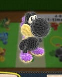 Night-time Yoshi, from Yoshi's Woolly World.