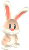 A Rabbit in-game model Super Mario 3D World