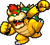 Sprite of Bowser throwing a punch in Mario & Luigi: Bowser's Inside Story