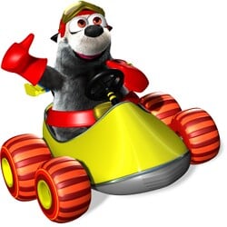 Artwork of Bumper from Diddy Kong Racing DS.