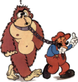 DK ColecoVision Donkey Kong and Mario Artwork.png