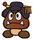 A Goomba in Paper Mario: The Origami King