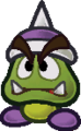 A Hyper Spiky Goomba from Paper Mario: The Thousand-Year Door